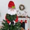 27" Unlit Plush Santa Claus Christmas Tree Topper